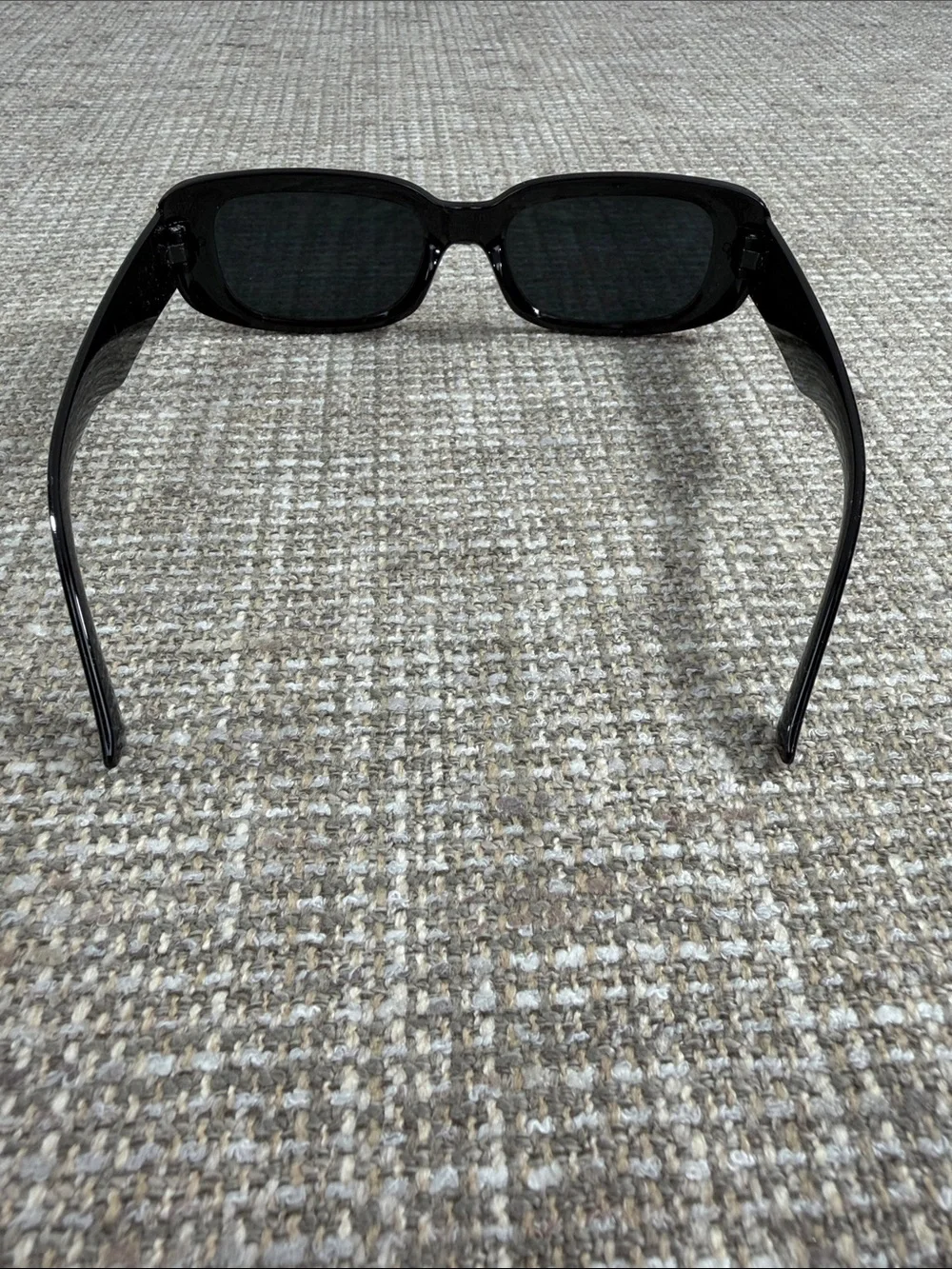 Classic Black Rectangular Women's Sunglasses